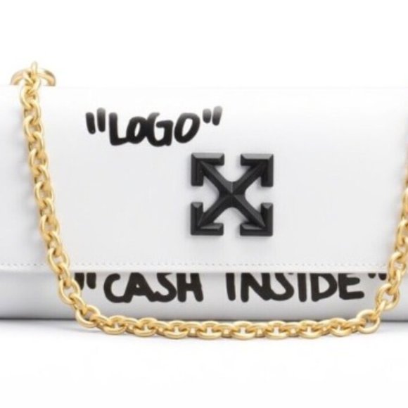 Off-White Handbags - Off-White Jitney Wallet on a Chain